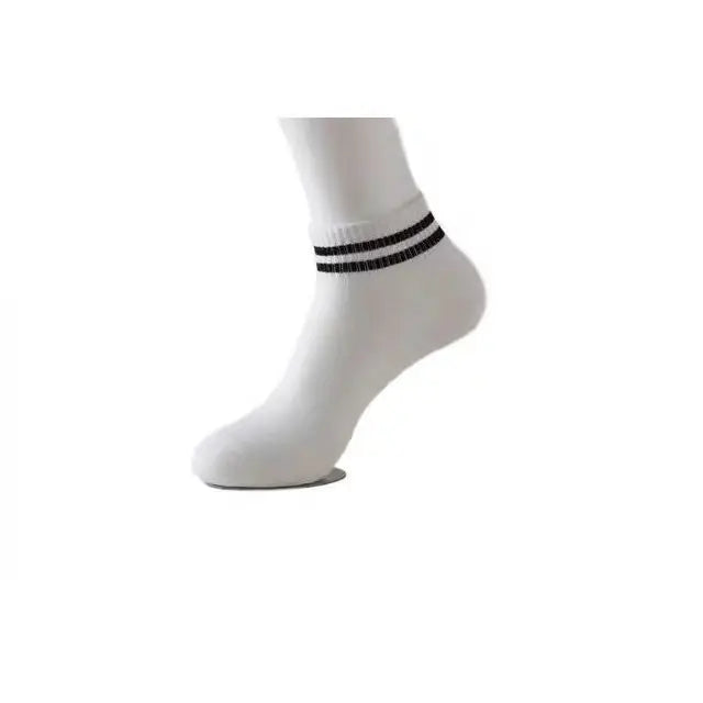 Women’s Non-Slip Grip Socks for Pilates and Yoga - Double Striped Athletic Socks for Workouts and Ballet